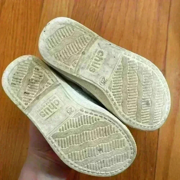 Silver Chus Glitter Slip On No Lace Sneaker - Picture 6 of 7